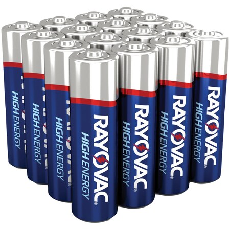 Rayovac Alkaline Battery, AA 1.5VDC 16 PK 815-16LTJ